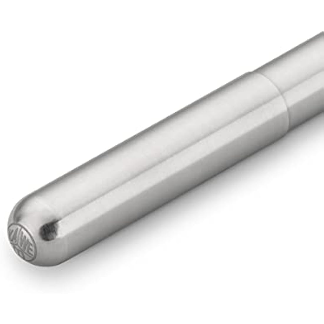 Kaweco LILIPUT Fountain Pen Stainless Steel I Premium Stainless Steel Fountain Pen for Ink Cartridges I Exclusive Fountain Pen 12.5 cm I Nib: EF (Extra Fine)