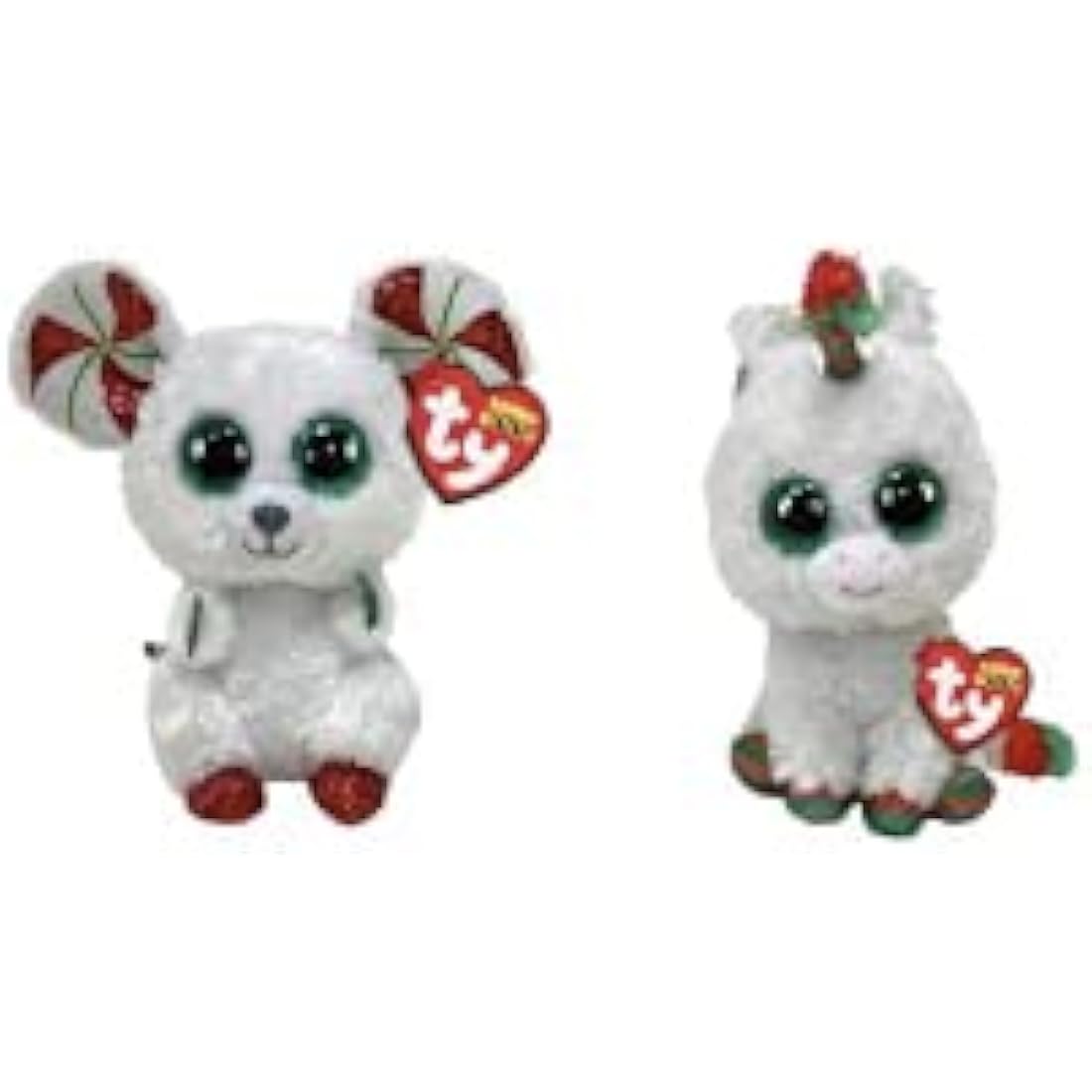 Ty UK Ltd 2005913 Beanie Boos Snowfall Unicorn Xmas 2020-Boo-Reg Plush Animal, Multicolor