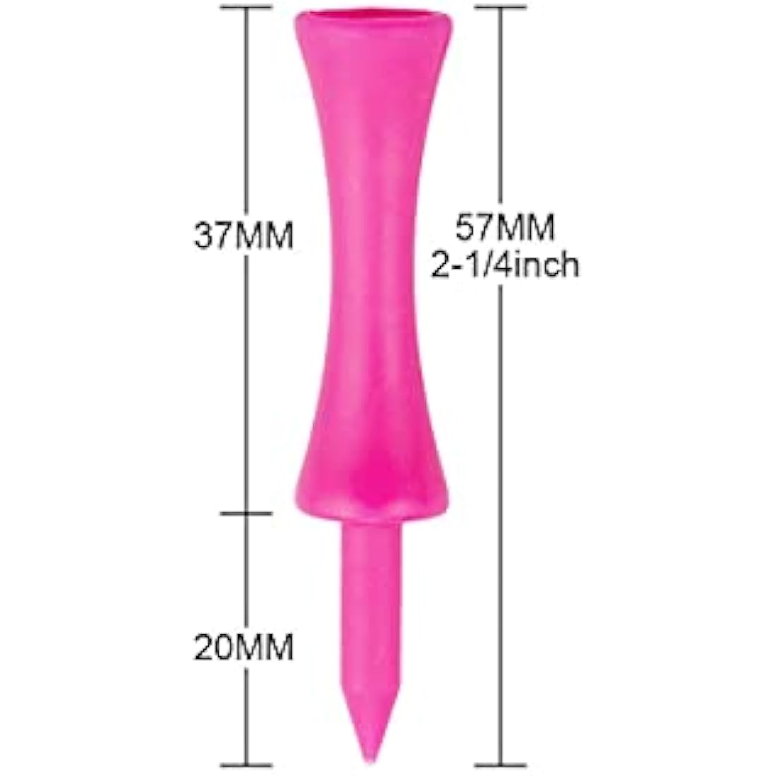 Zivisk Golf Tees Plastic 57MM Castle Golf Tees