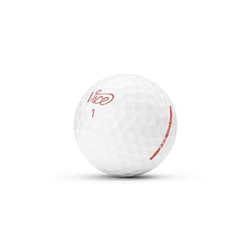 Vice Golf Pro Soft Hue Living Coral Golf Balls