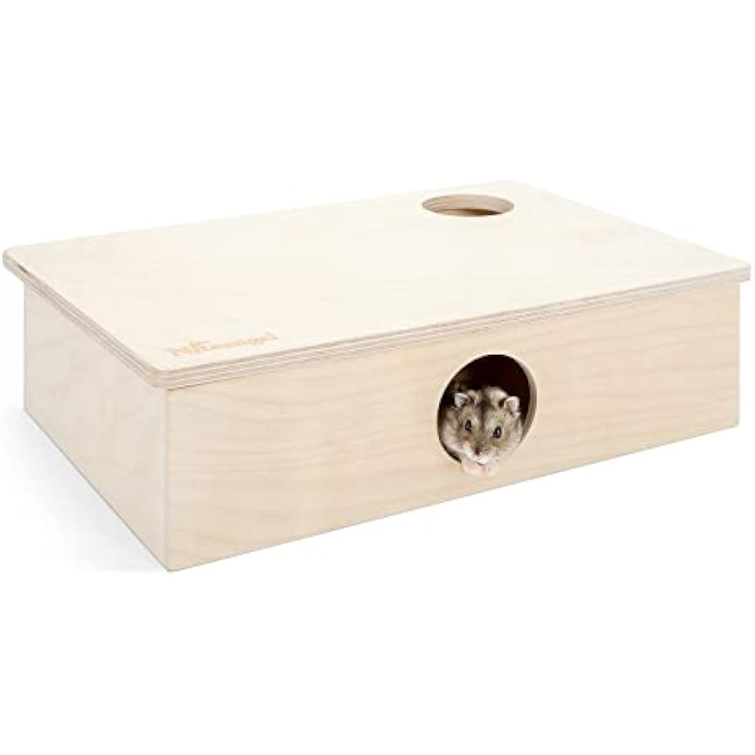 Niteangel Multi-Chamber Hamster House Maze - Multi-Room Hideouts & Tunnel Exploring Toys for Hamster Gerbils Mice Lemmings (6-Room Small)