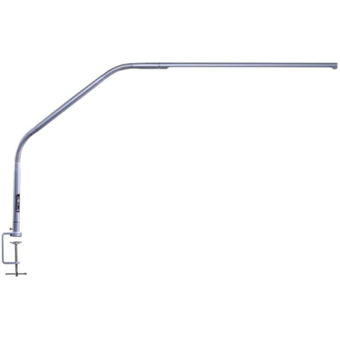 Daylight Slimline 4™ LED Table Lamp in Ice Grey - 6,000K, 3,200 Lux, 4 Brightness Levels, USB-C Charging Port, Anti-Glare Diffuser, Flexible Design, Art & Craft, Sewing, Nail Salon