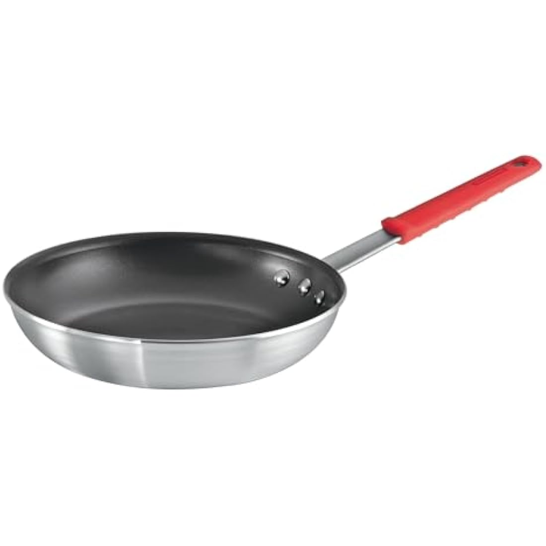 Tramontina Non-Stick Frying Pan with Red Removable Silicone Handle for Electric, Gas and Ceramic Glass Hobs, ‎Aluminium Cookware, Kitchen, 25 cm, 1.9 Litre, 27803601