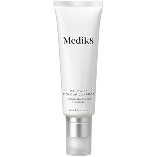 Medik8 Calmwise Colour Correct - Redness Neutralising Cream - Tackles Visible Signs of Redness & Ageing - Bakuchiol-Infused With Niacinamide - 50ml