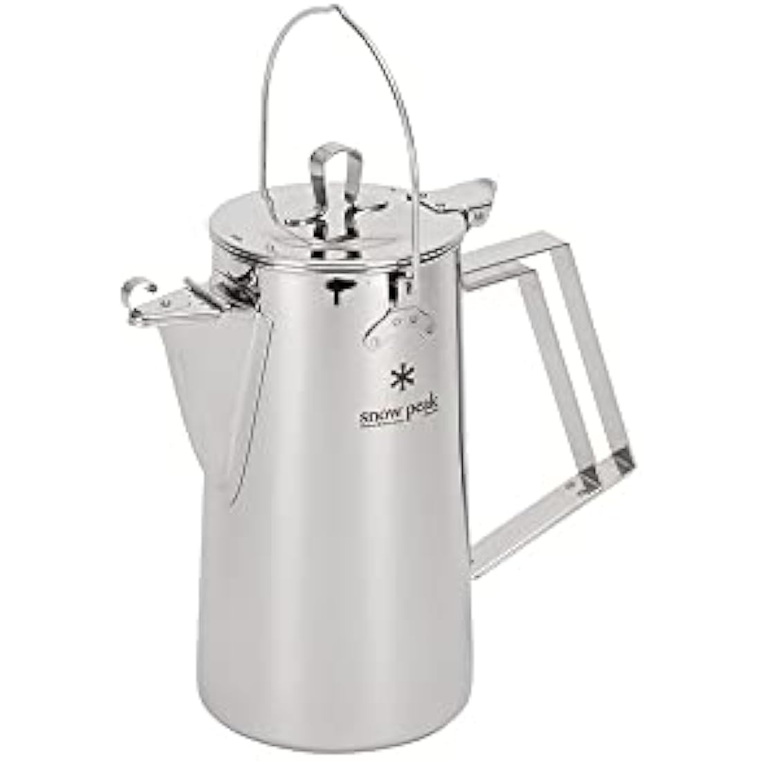 Snow Peak CS-270 Kettle, Stainless Steel, 1.8 liters