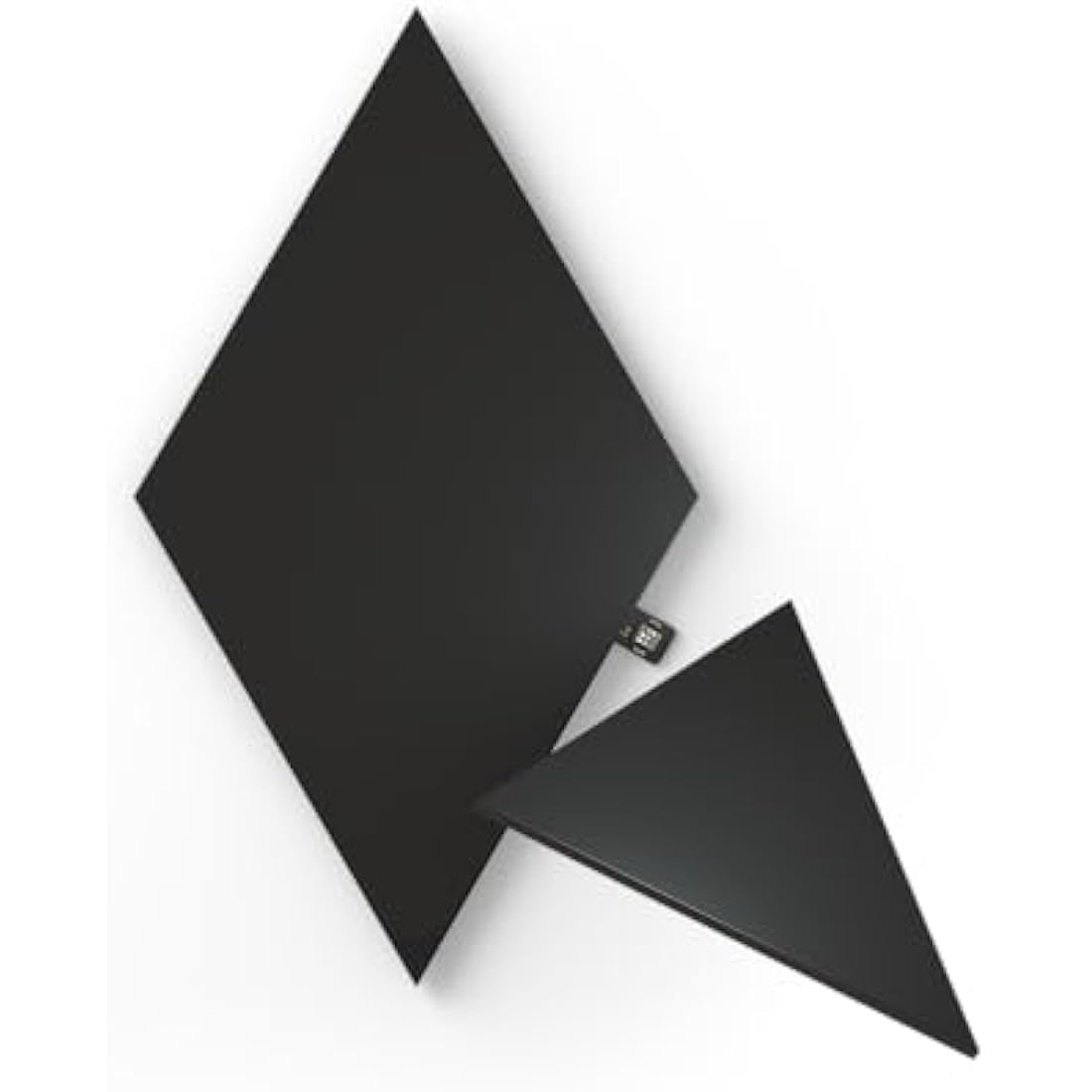 Nanoleaf Shapes Ultra Black Triangle Expansion Pack, 3 Additional Smart Light Panels LED RGBW - Modular Wi-Fi Colour Changing Wall Lights, Works with Alexa Google Assistant Apple Homekit