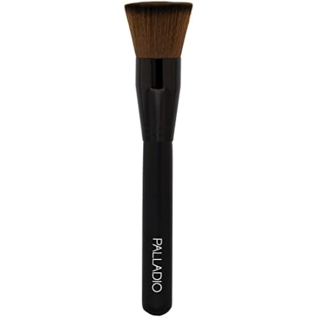 Palladio Flat Kabuki Brush, Professional Makeup Brush for Foundation, Face Blush, Powder, Cream, Contour & Highlight, Synthetic Bristles Provide Buildable Coverage for a Natural Even Looking Finish