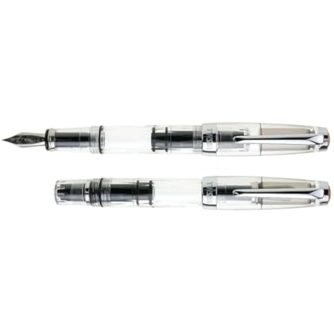 Twsbi Diamond Mini Clear Fountain Pen, Resin, Metal, Transparent - M