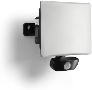 Auraglow 50W 4200lm Full Screen Slimline LED Security Motion Sensor PIR Flood Light Black Outdoor Wall Lamp