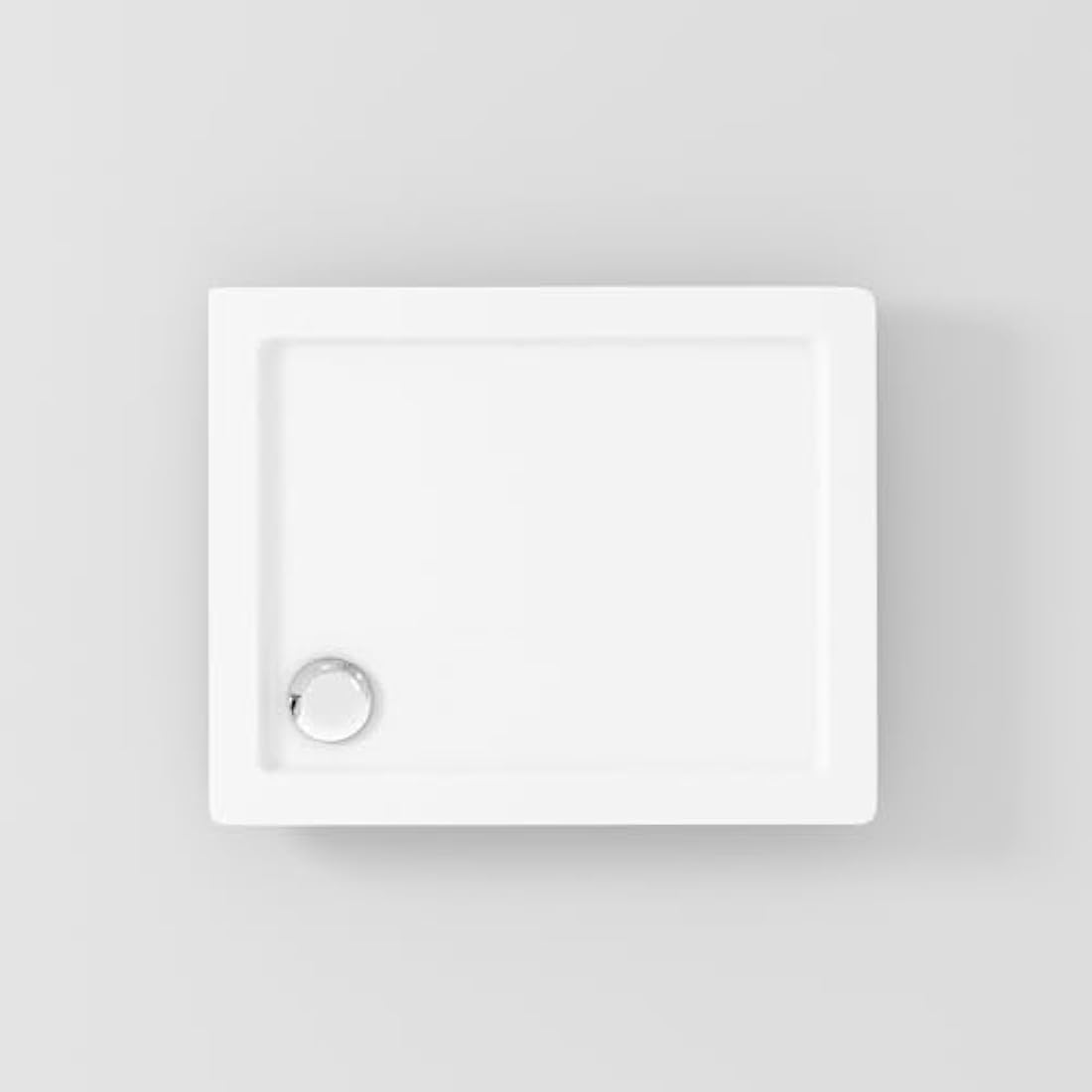 Square 900 x 900mm Shower Tray Pearlstone for Shower Enclosure Cubicle with Waste Trap