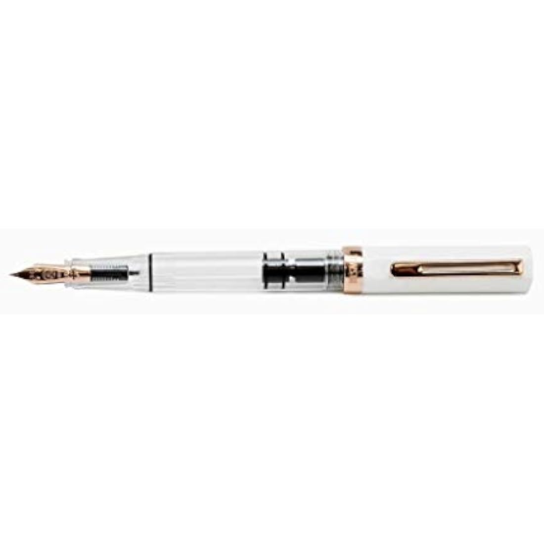 Twsbi Eco White & Rose Gold EF Nib - Fountain Pen