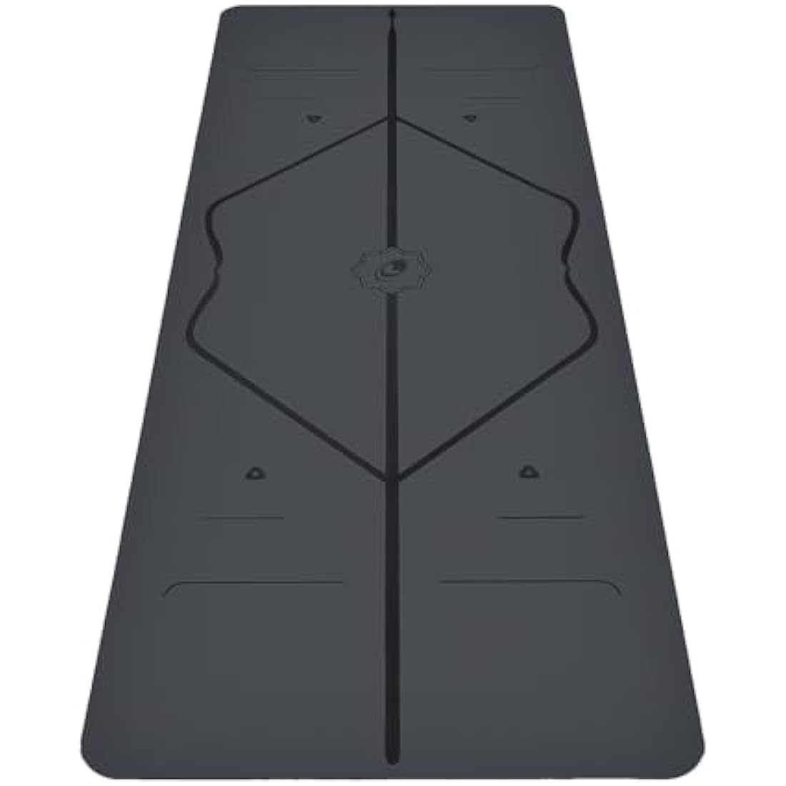 Liforme Original Yoga Mat – Free Yoga Bag Included - Patented Alignment System, Warrior-like Grip, Non-slip, Eco-friendly and Biodegradable, sweat-resistant, long, wide, 4.2mm thick mat for comfort