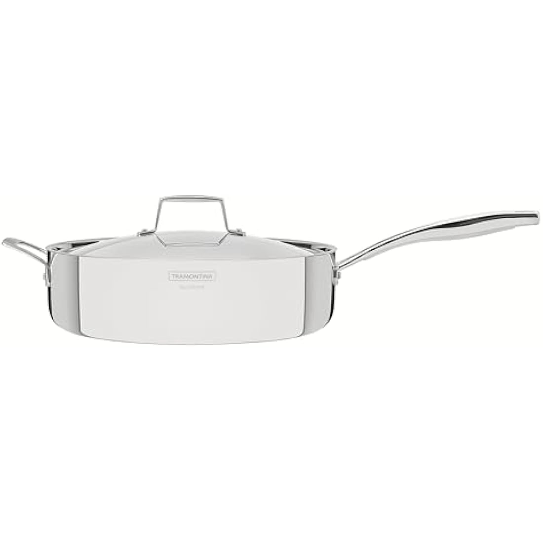 Tramontina 3-Ply Stainless Steel Frying Pan with lid 30cm (5.6l)