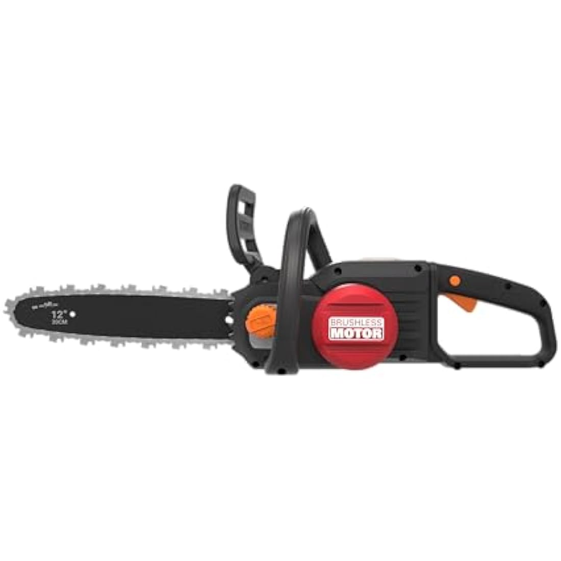 Worx WG350E.9 20V Cordless Brushless Chainsaw 30cm Bar, High-Speed 10m/s Cutting, Tool-Free Tensioning, Auto Lubrication, PowerShare Compatible, Bare Tool – Battery & Charger Not Included