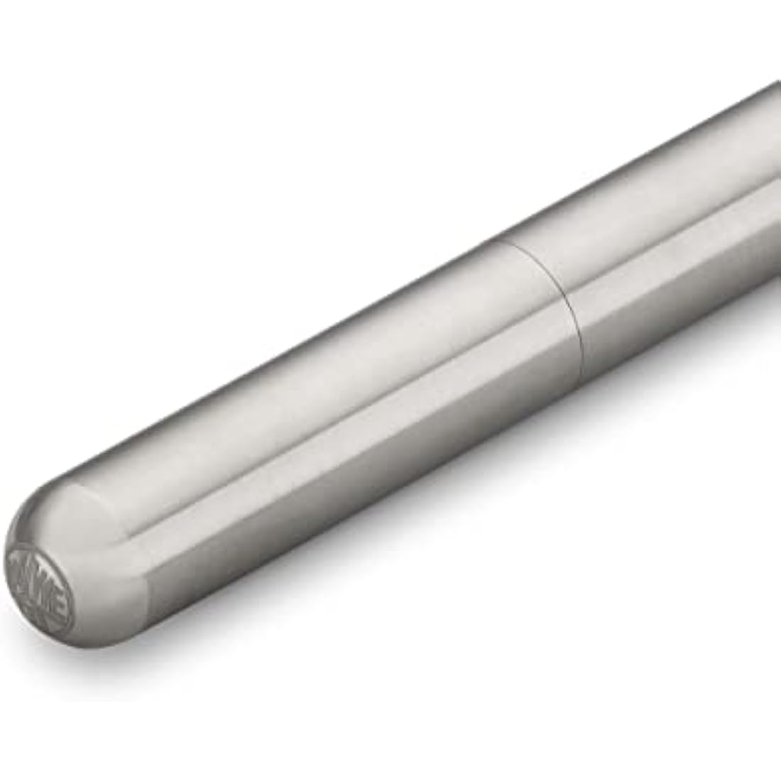 Kaweco SUPRA Fountain Pen Stainless Steel I Exclusive Fountain Pen for Ink Cartridges Including Retro Metal Box I Fountain Pen 16.5 cm I Nib: B (Broad)
