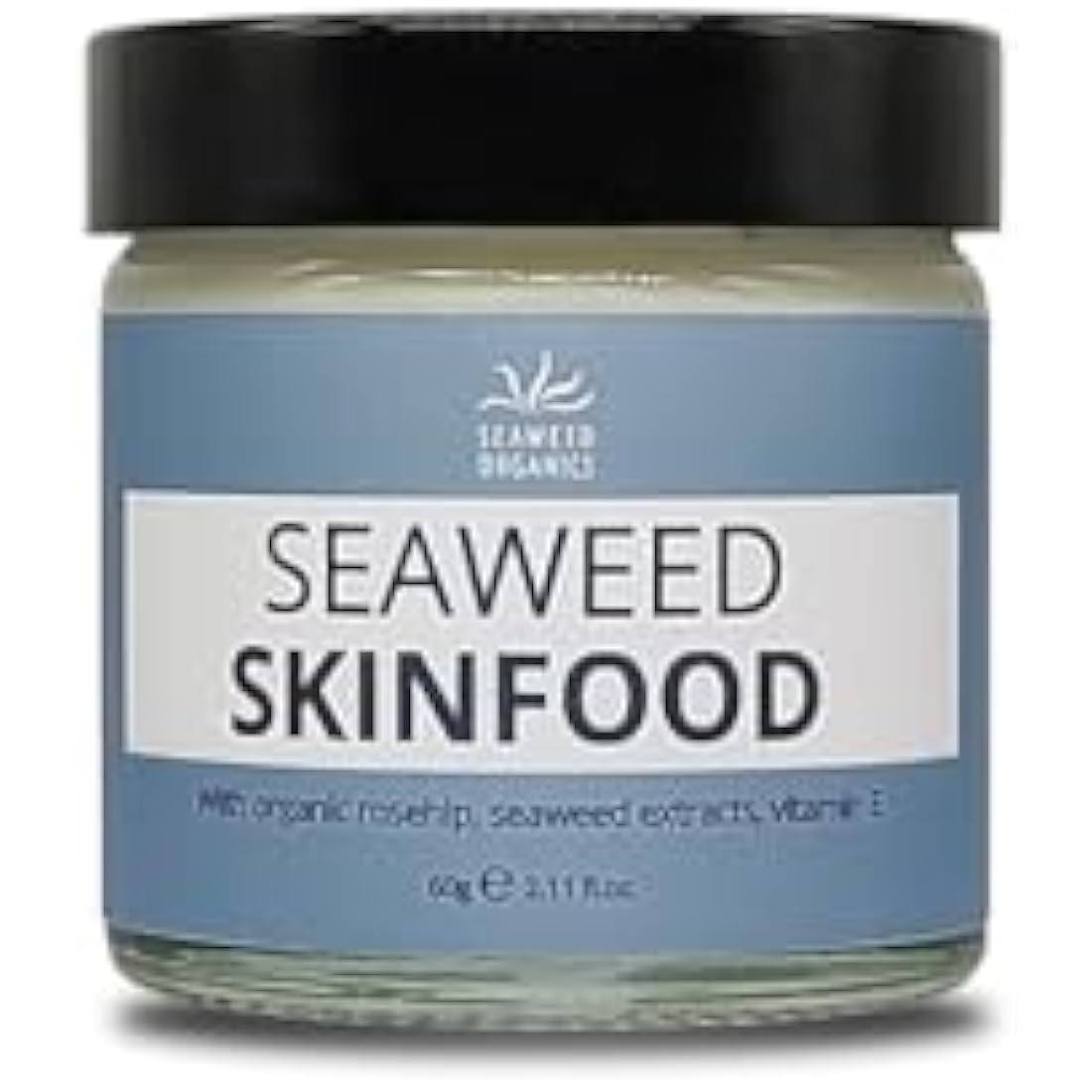SEAWEED ORGANICS - Seaweed Skinfood face cream, Luxurious Hydration with Natural Seaweed Extract, Organic rosehip, Vitamin E, Nourishing Day Cream, All Skin Types, 60g, DIANA DRUMMOND