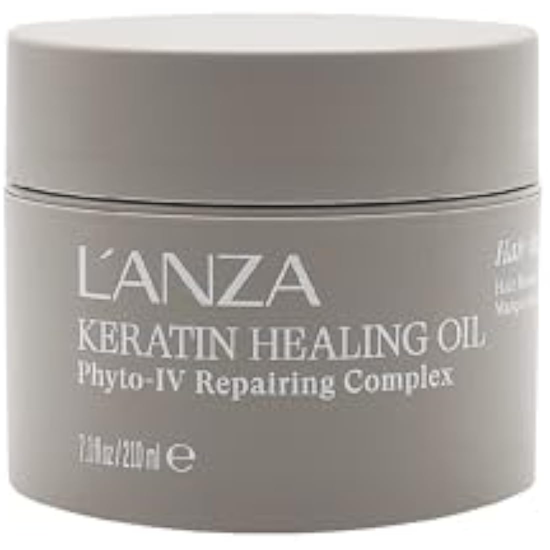 L'ANZA Keratin Healing Oil Intensive Hair Masque for Damaged Hair - Nourishes, Repairs, and Boosts Hair Shine and Strength for a Silky Look, Sulfate-free, Paraben-free, Gluten-free (200ml)