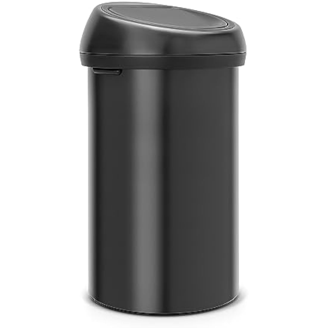 Brabantia 60 Litre Large Kitchen Touch Bin Removable Lid, Soft-Touch Open, Easy Clean Rubbish Food Waste Bin, Matt Black, 60 L