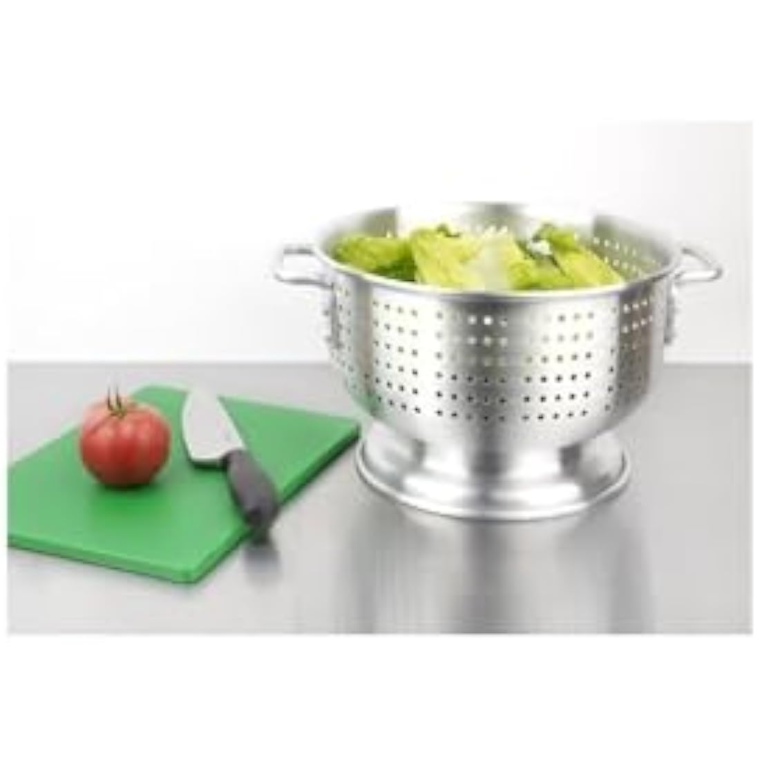 Vogue 12842 Colander 16In Strainer Kitchen Cooking Heavy Duty Aluminium Handles