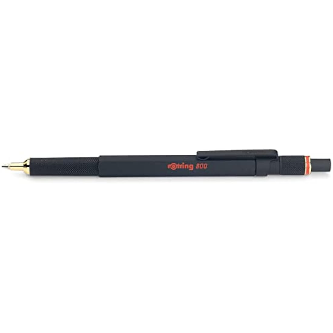 rOtring 800 Ballpoint Pen | Medium Point | Black Ink | Black Barrel | Refillable