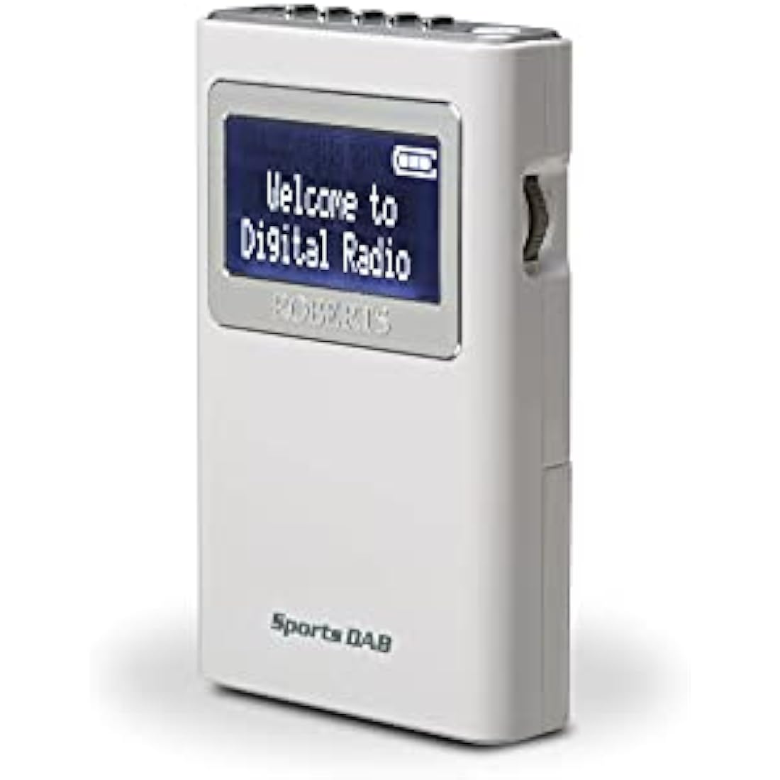 Roberts SPORTS DAB5 Personal DAB/FM/AM Radio, White