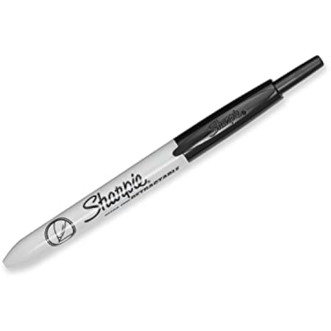 Sharpie Retractable Permanent Markers, Ultra Fine Point, Black, 12 Count
