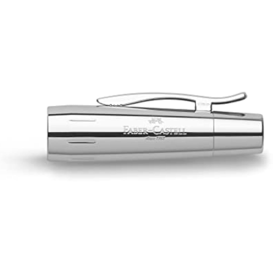 Faber-Castell E-motion 148202 Fountain Pen Wood/Chrome Nib EF Includes Gift Packaging Barrel Colour Brown/Silver