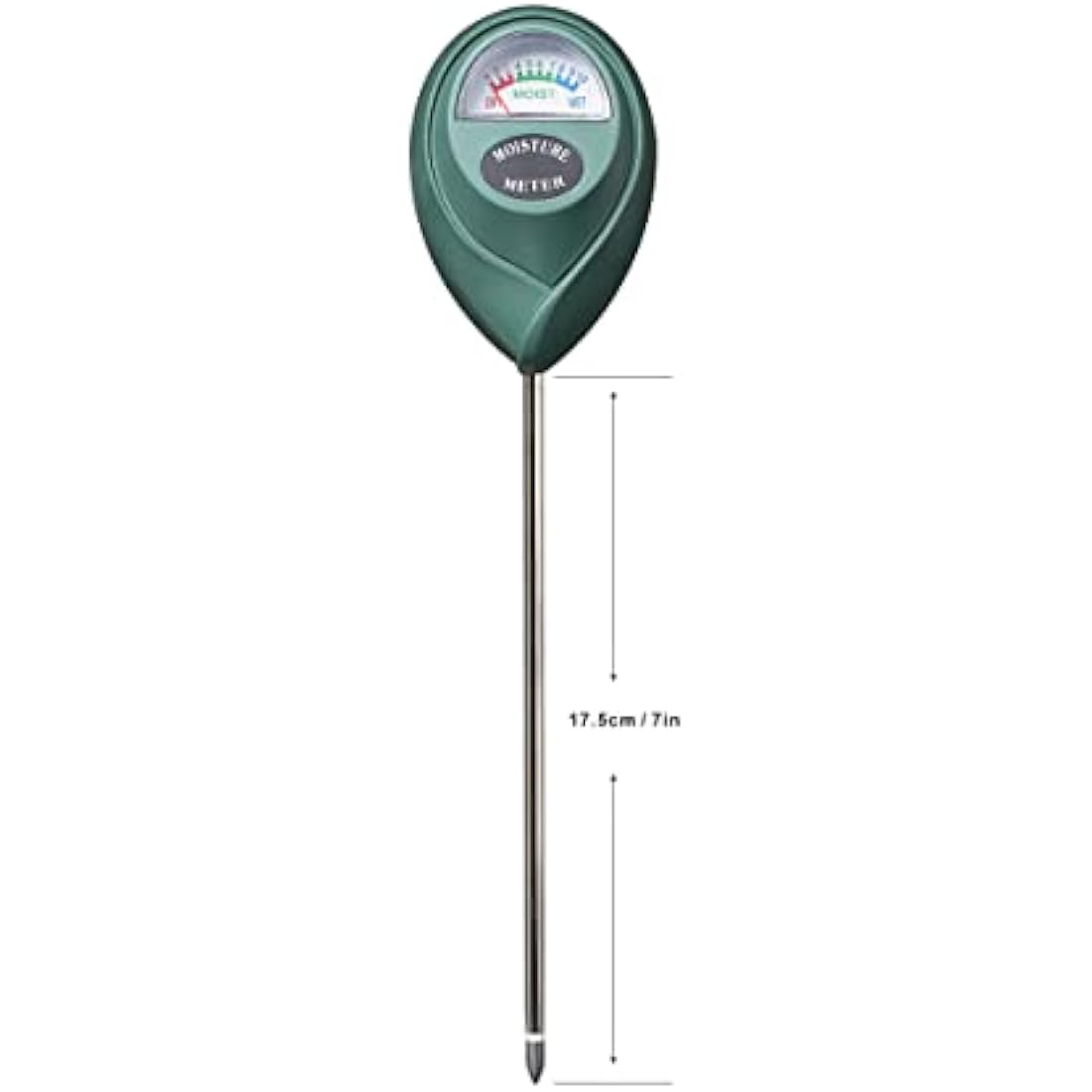 XLUX Soil Moisture Meter, Plant Water Monitor, Hygrometer Sensor for Gardening, Farming, indoor and outdoor plants, No Batteries Required