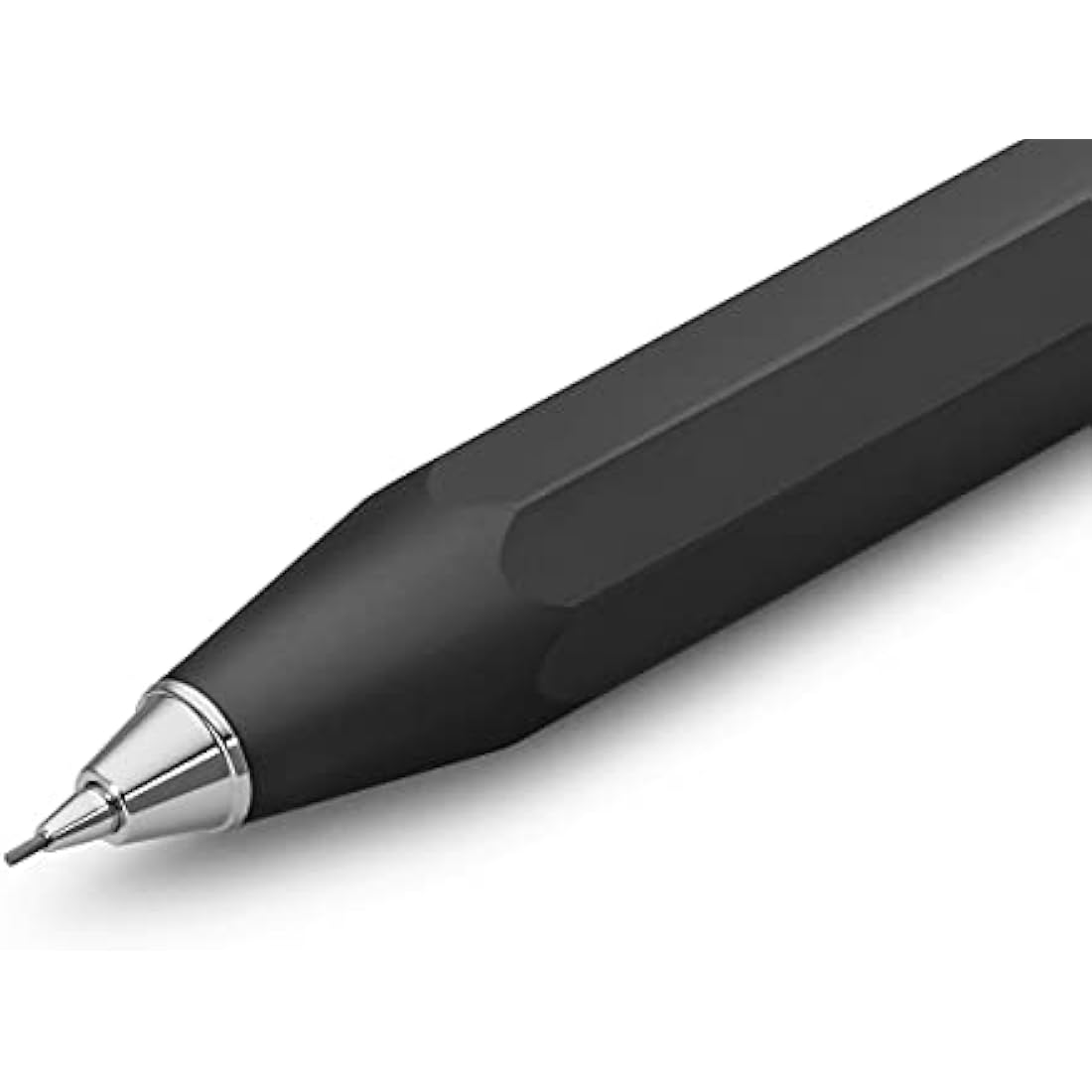 Kaweco AL Sport Mechanical Pencil 0.7 mm HB I 12 g Lead Pencil Made of High-Quality Aluminium I Silk Gloss Mechanical Lead Pencil 10.5 cm - Black I Refillable Pencil Black