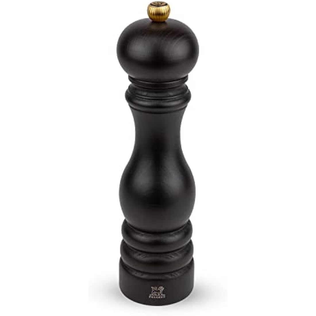PEUGEOT - Paris 22 cm Pepper Mill - Classic Grind System - Made with PEFC Certified Wood - Lifetime Guaranteed Mechanism - Made in France - Chocolate Colour