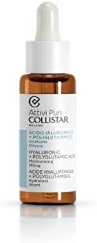 Collistar Attivi PUri Hyaluronic Acid + Polyglutamic Acid Moisturising Lifting Treatment Drops Deep Moisturise, Tightens and Reduces Wrinkles 30ml