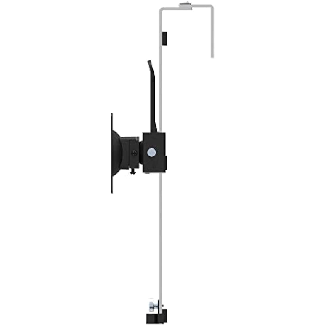 StarTech.com Cubicle Monitor Mount - Cubicle Wall Single Monitor Hanger - Up to 34" VESA Mount Display - Height Adjustable Ergonomic Office Cubicle Hanging Flat Panel Hook & Clamp Bracket (ARMCBCLB)