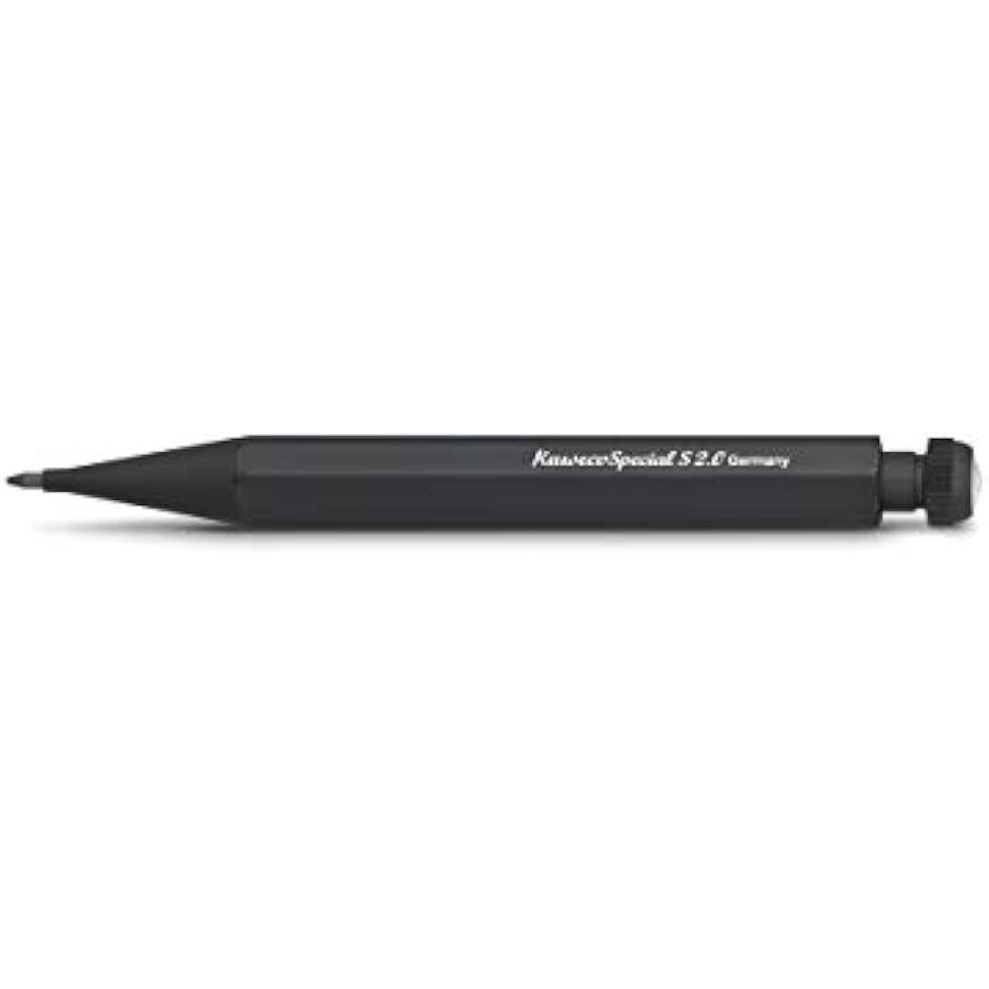 Kaweco SPECIAL S Mechanical Pencil Black 2.0 mm I Lead Pencil Made of Aluminium I Push Lead Pencil 10.5 cm I Refillable Pencil without Eraser