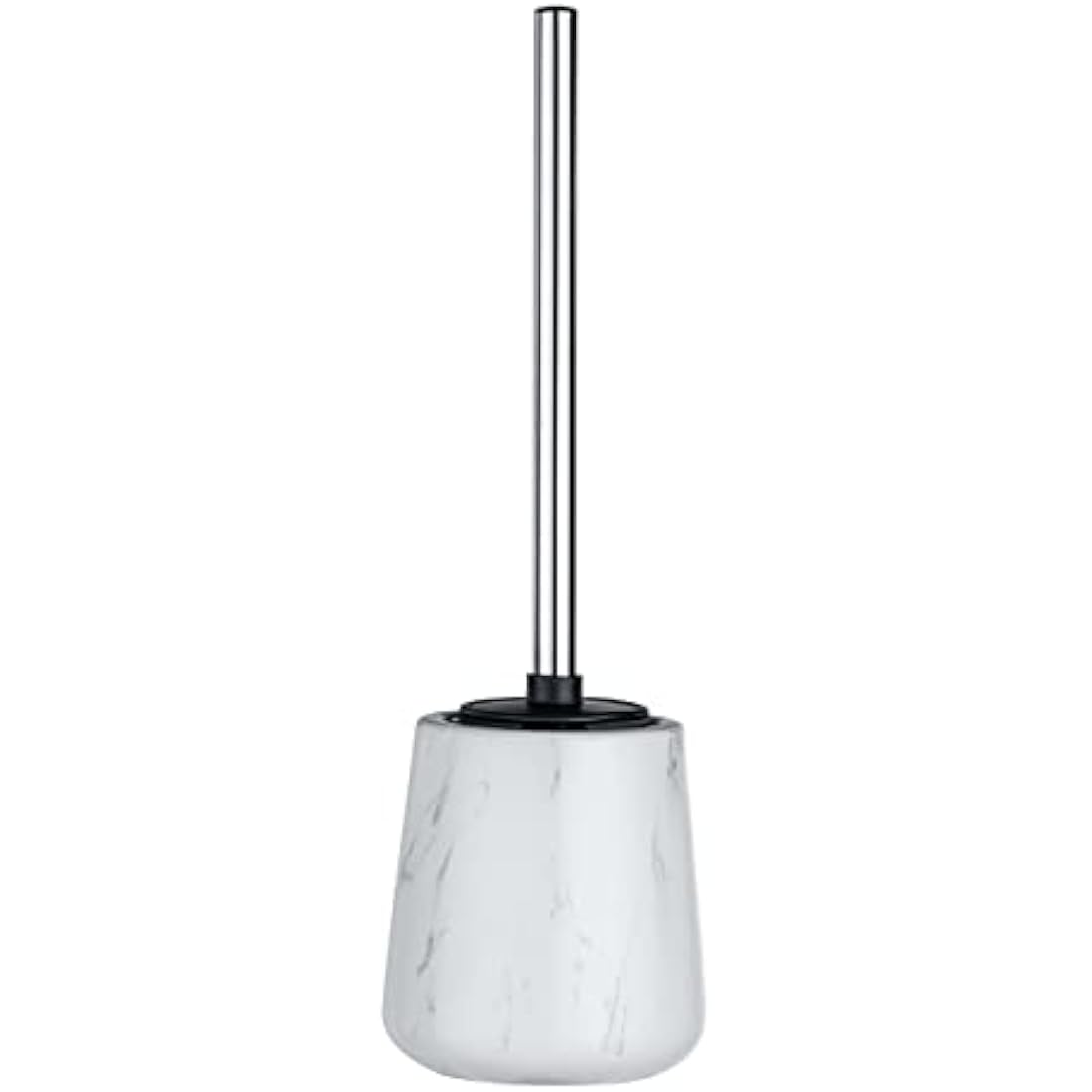 LEIGHTON DENNY Adrada Toilet Holder with Silicone Brush, Ceramic, White, 39 x 12 x 12 cm