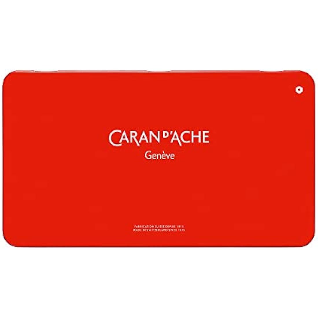 Caran Dache Metal tin with 80 assorted colours