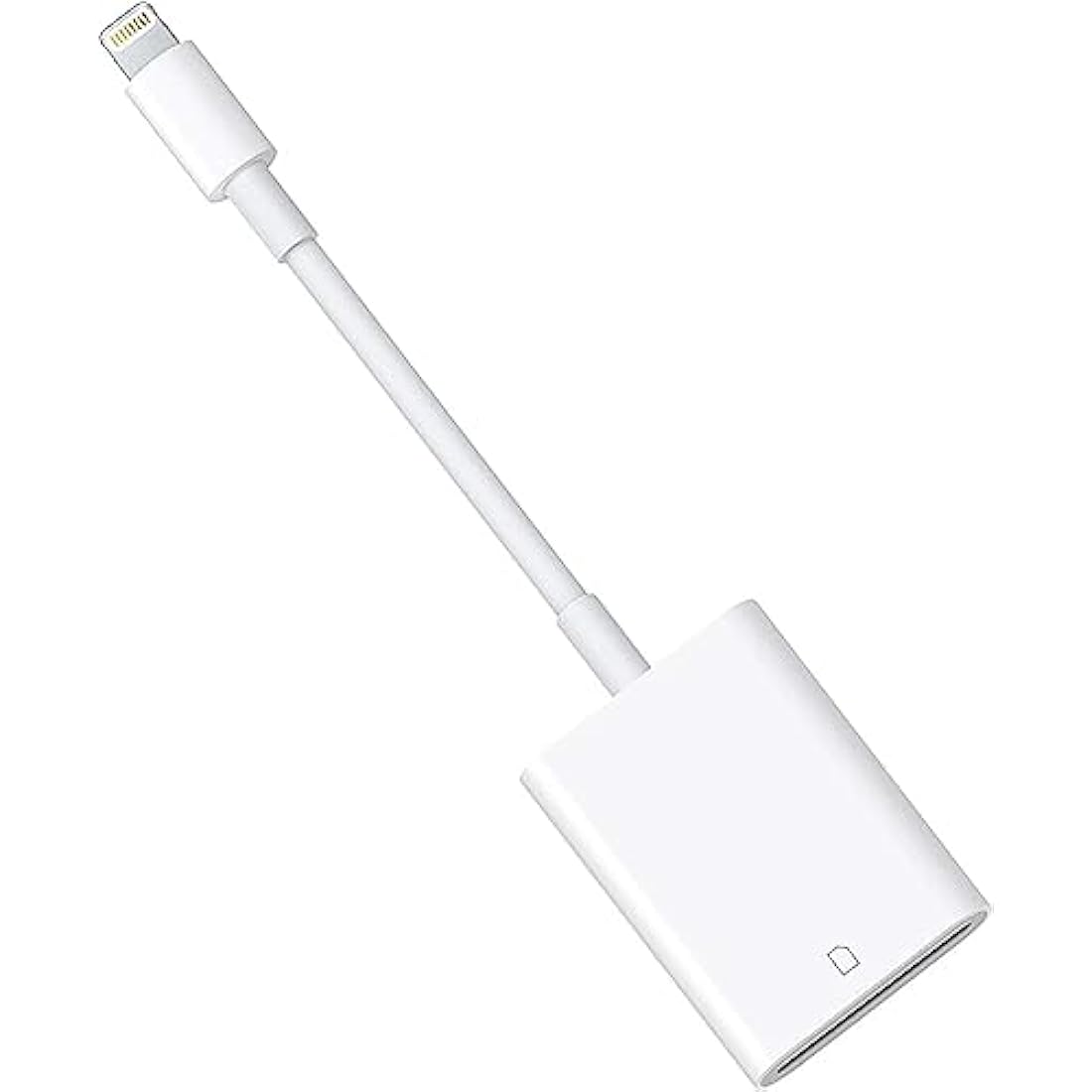 [Apple MFi Certified] iPhone SD Card Reader, Lightning to SD Card Camera Reader for iPhone/iPad Memory Card Adapter Camera Card Viewer Reader for iPhone 14/13/12/11/X/XS/XR/8/7 iPad, Plug and Play