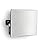 Auraglow 80W 6600lm Full Screen Slimline Compact LED Flood Light Black Outdoor Wall Lamp