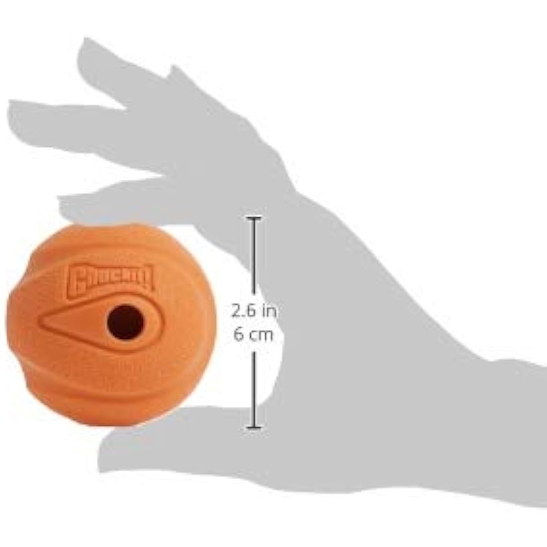 ChuckIt! Fetch Medley Gen 1 Rubber Dog Balls, The Whistler, Max Glow & Rebounce Balls for Dogs, Durable High Bounce Launcher Compatible Dog Toy, Medium, 3 Pack