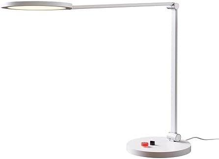 Daylight Tricolor LED Dimmable Eye Caring 3 Colour temperatures, 95+ CRI, Designed with Bold and Visible switches, Table Lamp, White