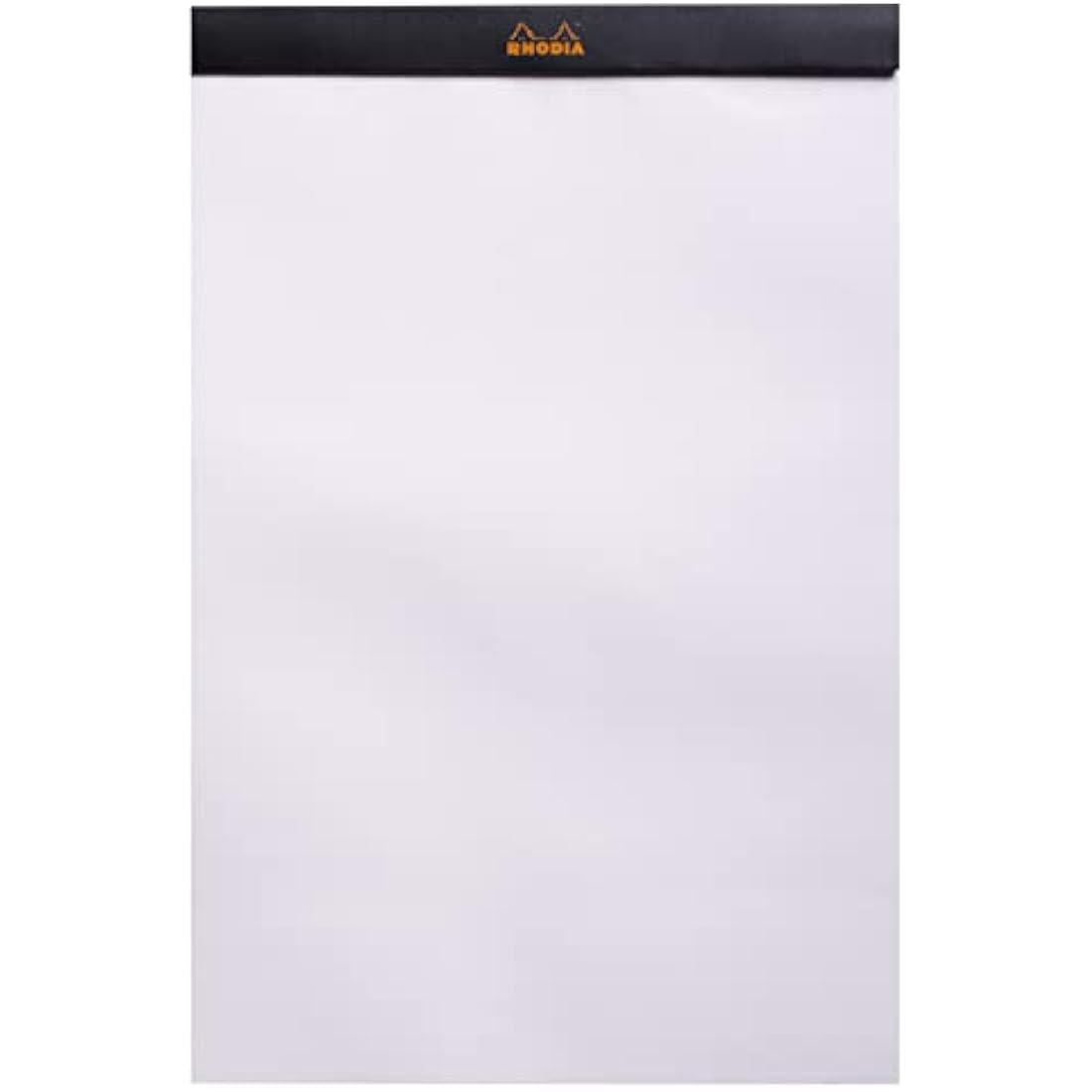 RHODIA 190009C - Stapled Notepad N°19 Black - A4+ - 80 Detachable Sheets - Plain White Clairefontaine Paper 80 g/m² - Coated Card Cover - Pack of 5 pads