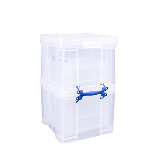 Really Useful Plastic Storage Box Bonus Pack 3x35 Litre Clear
