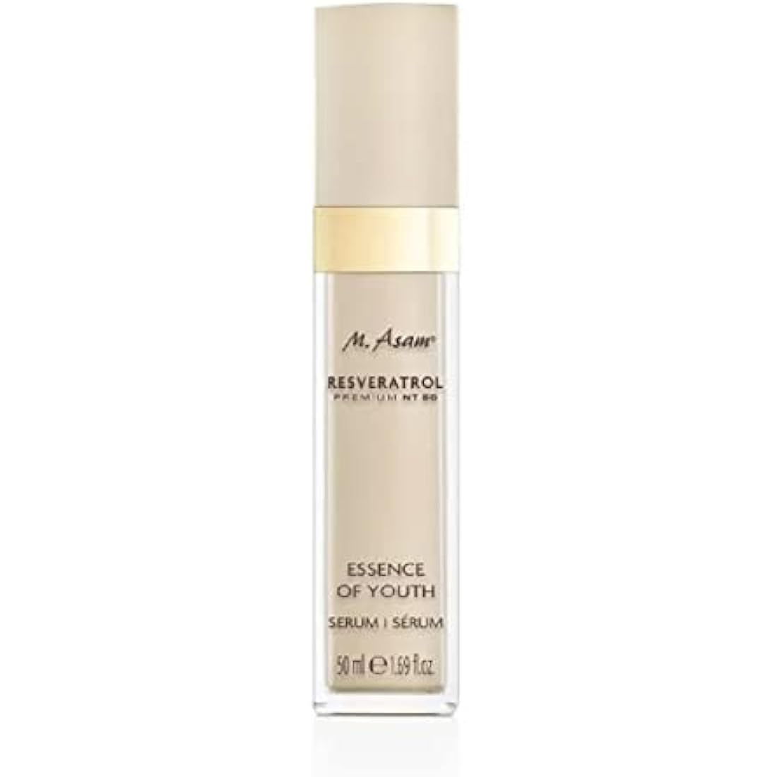 M. Asam RESVERATROL PREMIUM NT50 Youth Serum (50 ml) – Face Serum with concentrated resveratrol & hyaluronic acid, supports firmness & provides a youthful-looking glow, facial care