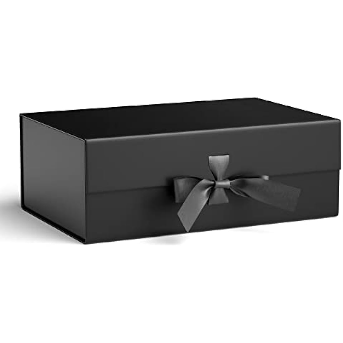 GIFTSAY Magnetic Gift Box for Presents 32.2 x20.3 x11.4 cm,Large Gift Boxes Black with Lid for Gifts, Paper Wedding Favor Boxes,Birthday Gift Box Bulk, Party Favor Boxes