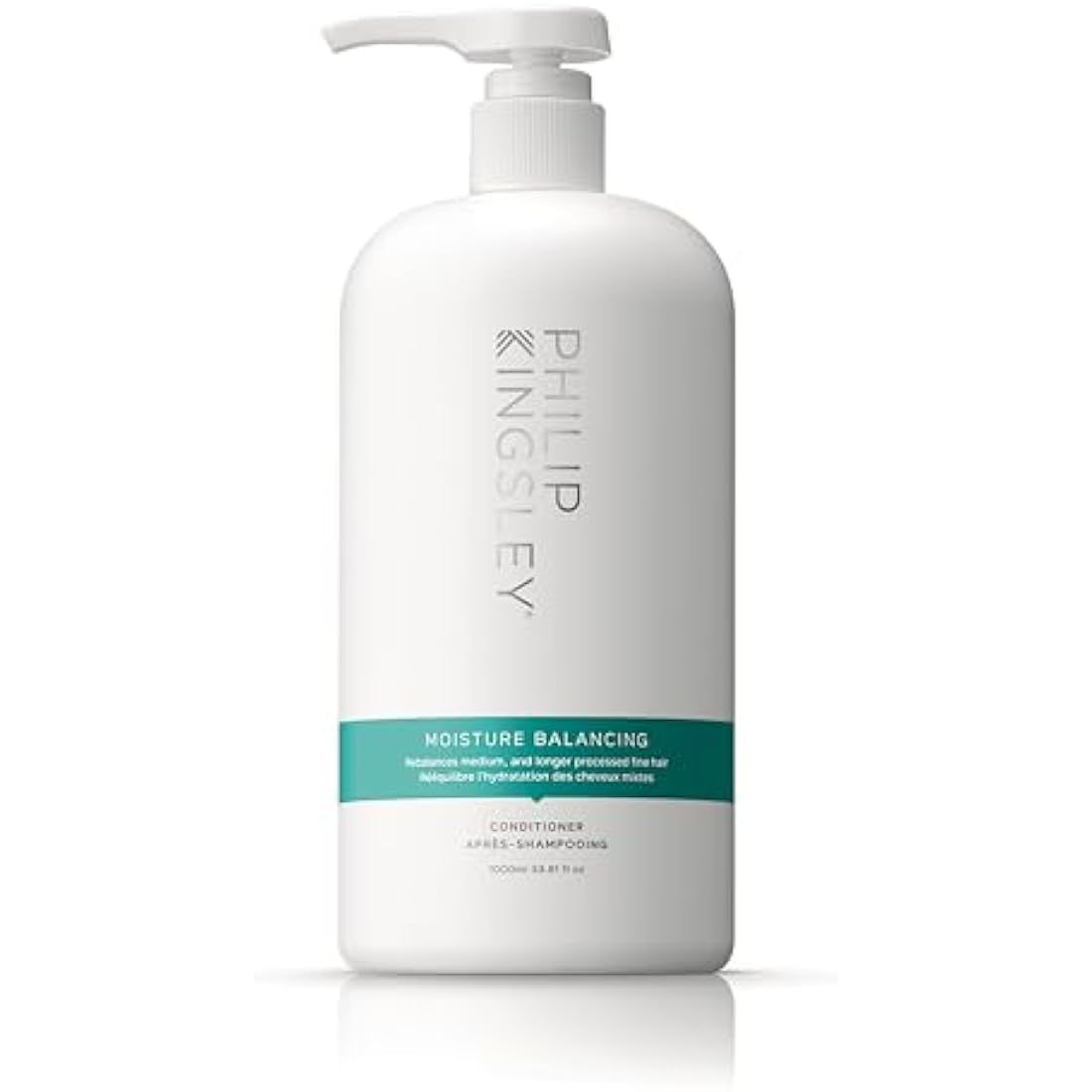 Philip Kingsley | Moisture Balancing Combination Conditioner | Restore Your Hair's Shine, Softness and Hydration | Nourishing Hydration and Moisturizing for Dry Hair | 1000ml