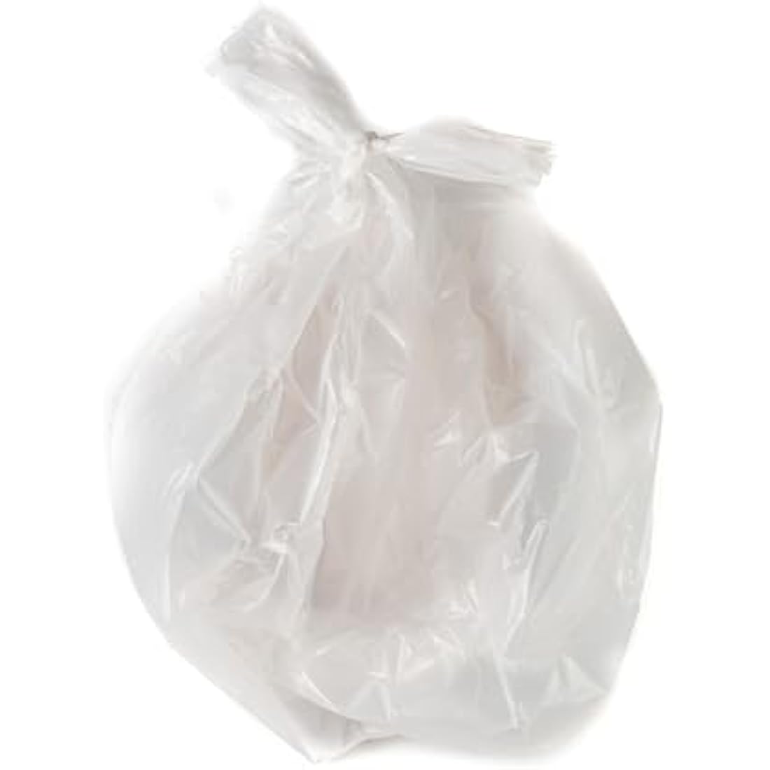 Kordis Strong Tie Handle Swing Bin Bag Liners - 6 Rolls x 20 Bags. 50L White Plastic Bin Bags For Kitchen Bins & Large Indoor Trash Bin. 120 Heavy Duty, Unscented Garbage Bags - 60 x 90cm