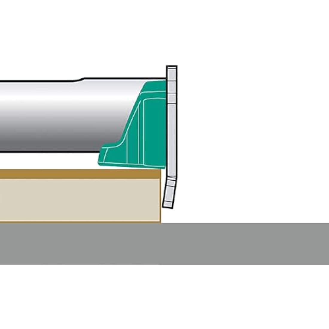wolfcraft Hammer Pulling Ledge I 6945000 I 3-in-1 Product for Joint-Free Connection of Laminate and parquet