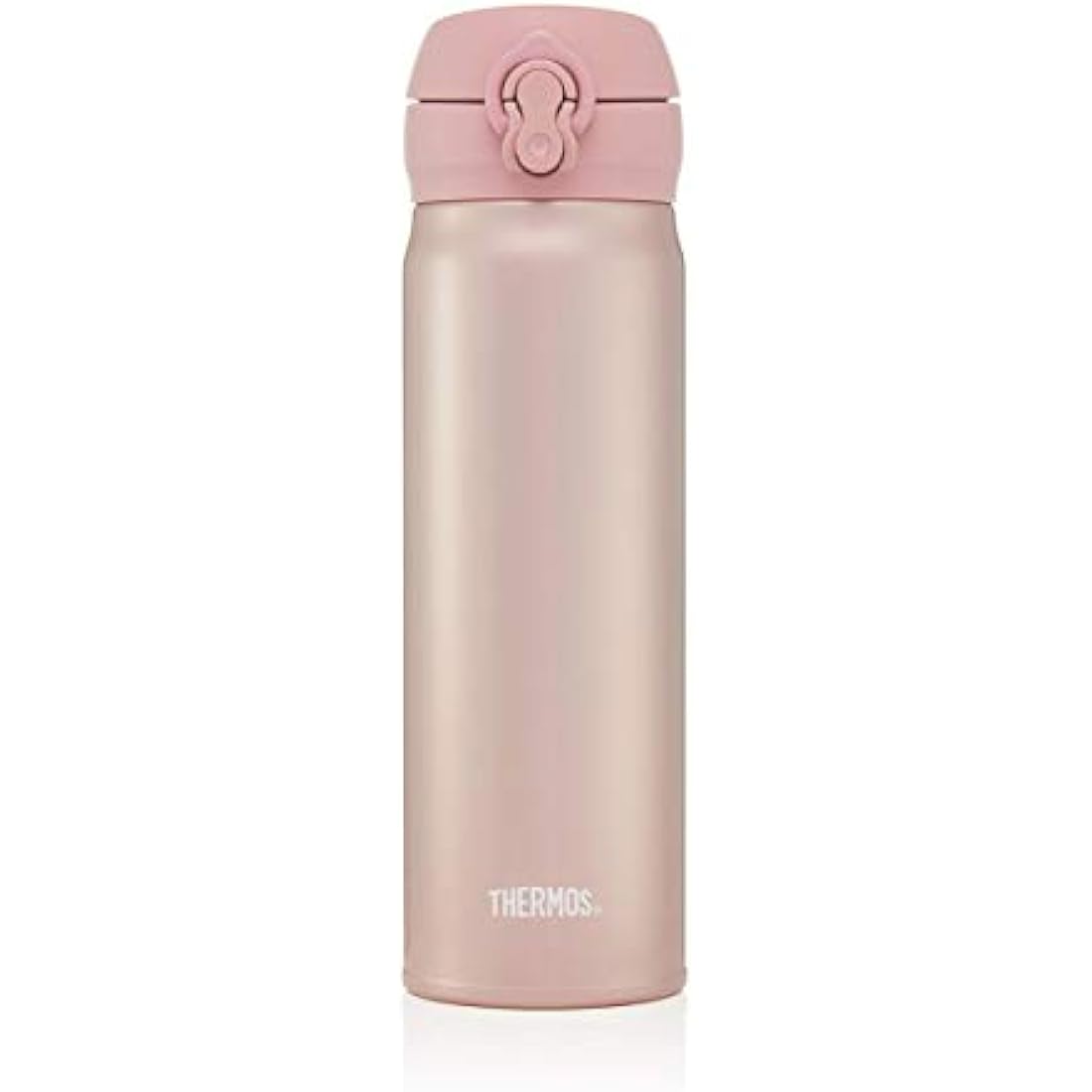 Thermos GTB Super Light Direct Drink Flask, Rose Gold, 470ml, Stainless Steel, Vaccuum insulated,One-handed push button mechanism, 171692