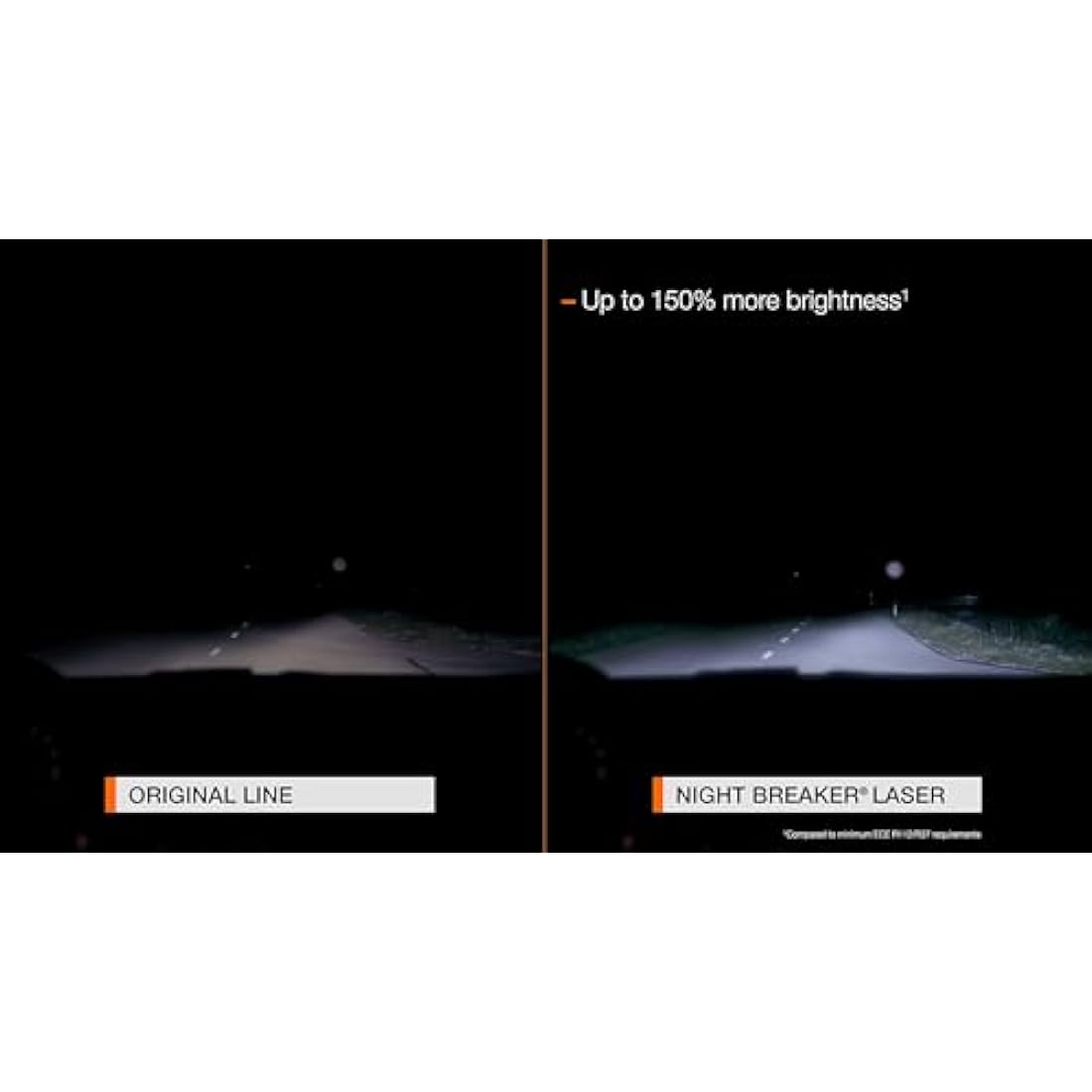OSRAM NIGHT BREAKER LASER H7, +150% more brightness, halogen headlight lamp, 64210NL-HCB, 12V, duo box (2 lamps)