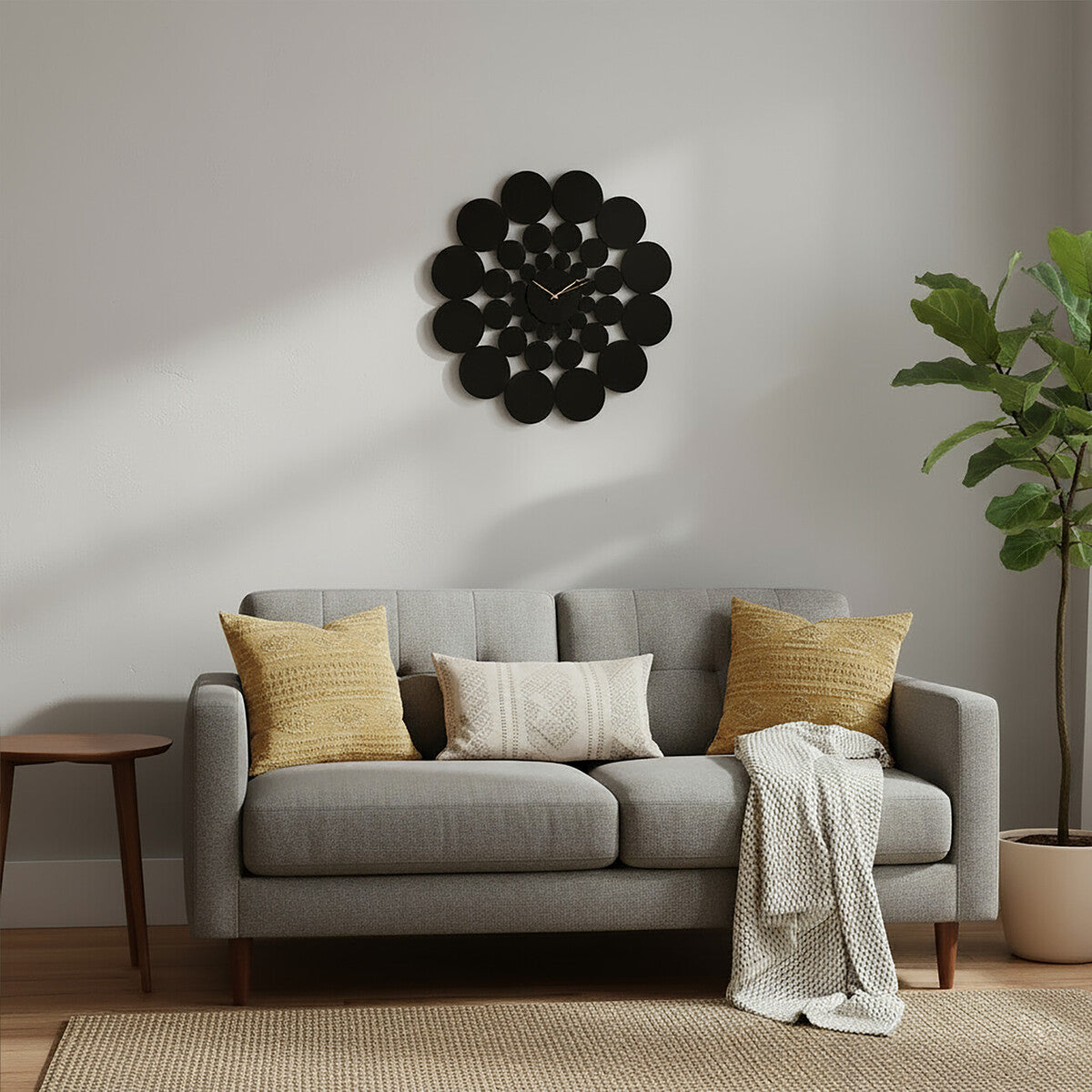 Datsun  Black Discs Design Wall Clock