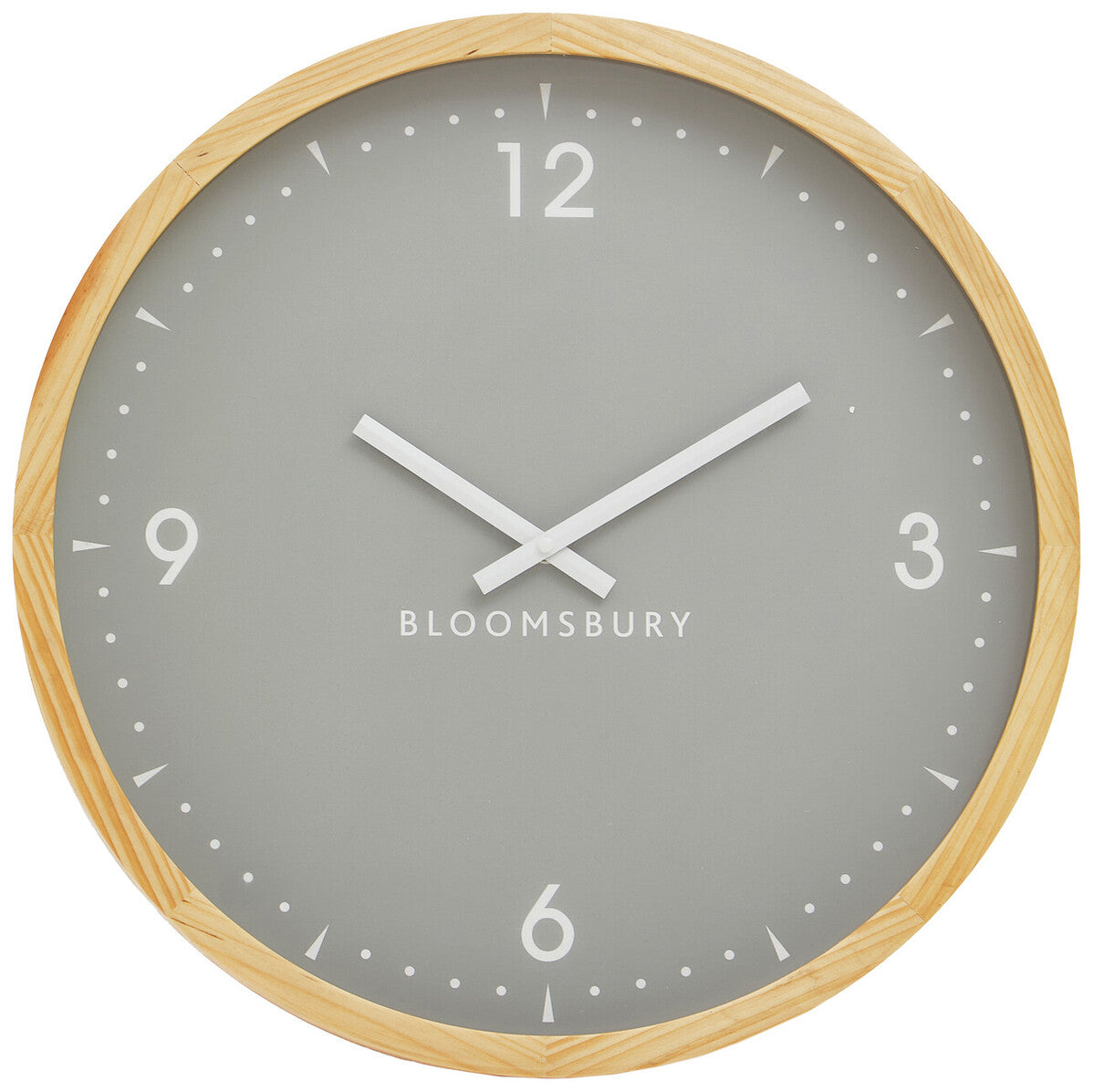 50cm Dia Grey Wall Clock | Vitus